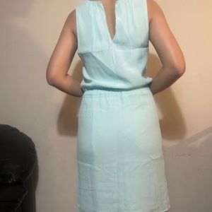 Mango Dresses in turquoise color